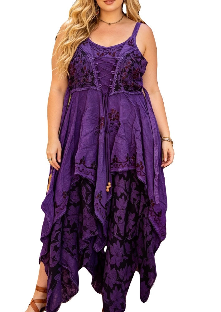 Orleana  corset , double layer dress ( regular & curvy)