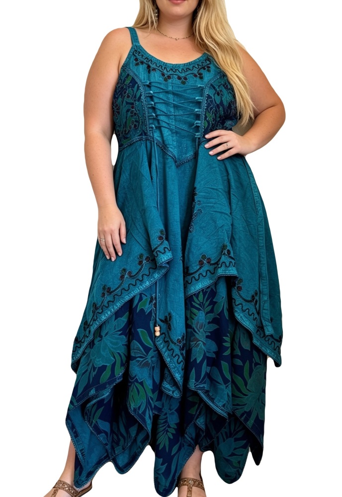 Orleana  corset , double layer dress ( regular & curvy)