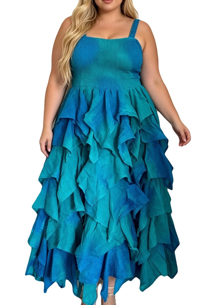 Evangeline Tie dye layered dress