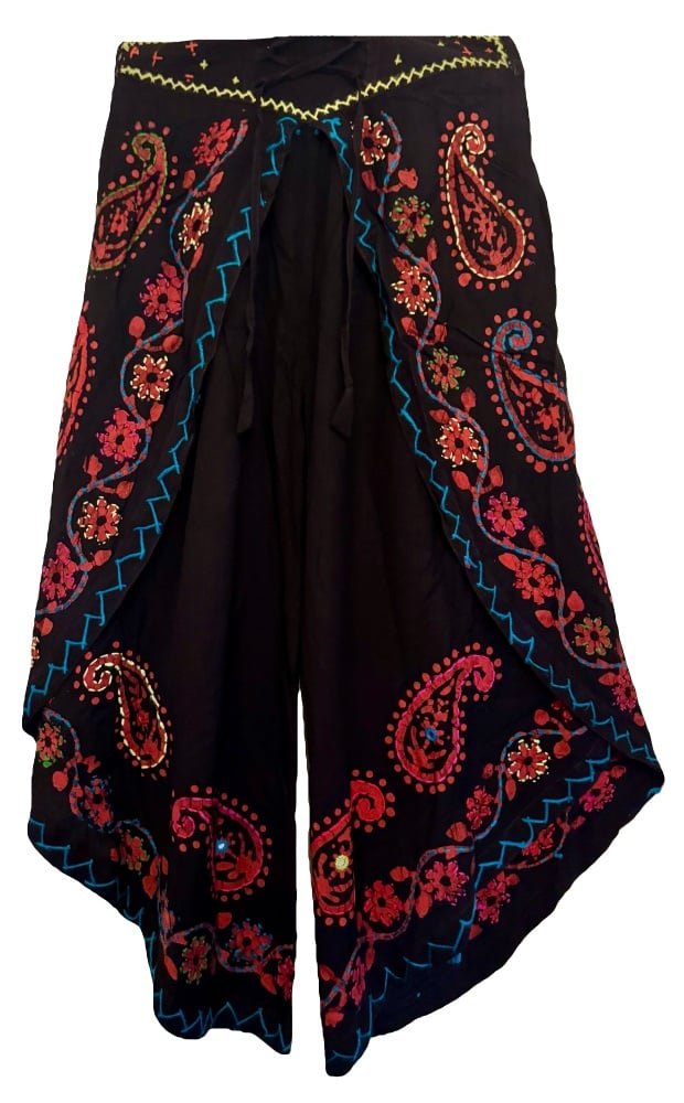 Gorgeous  Kerri  faux wrap over mirrored trousers