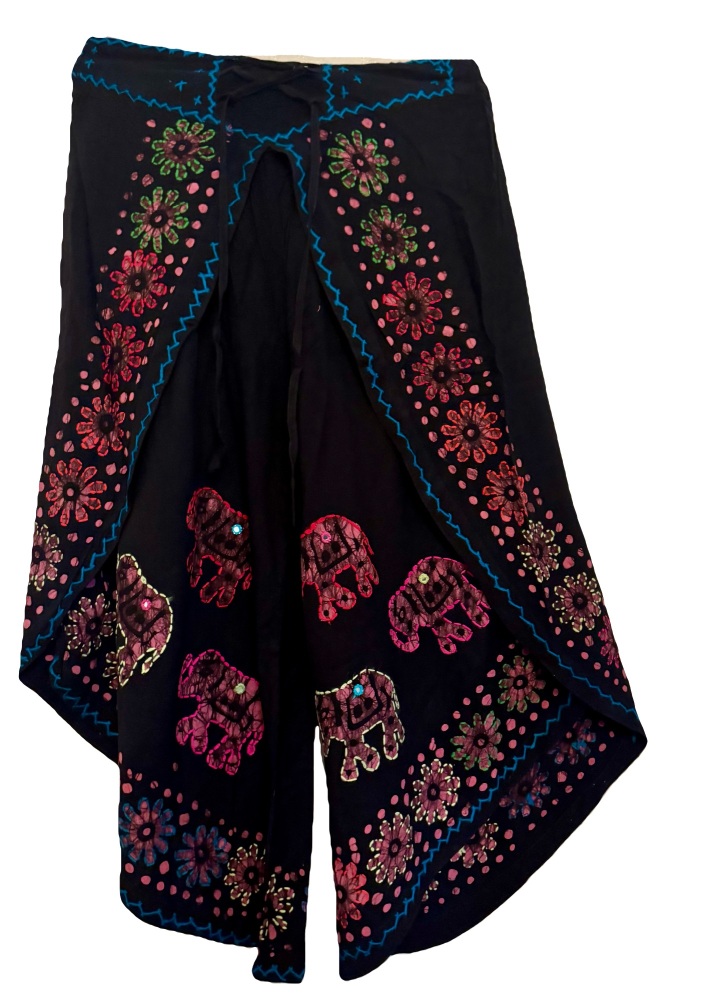 Gorgeous Kerri faux wrap over mirrored trousers