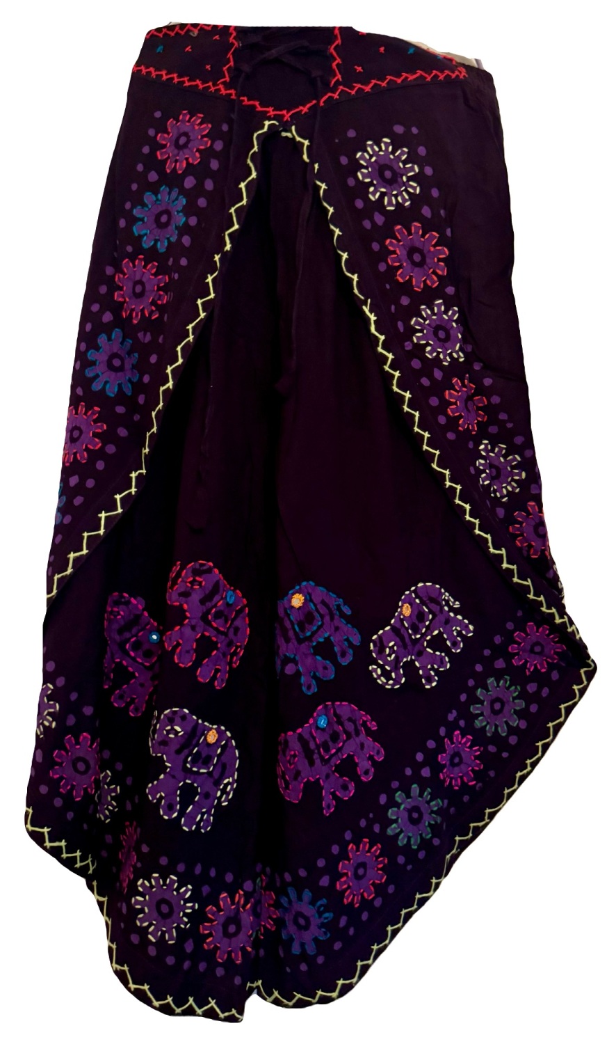 Gorgeous  Kerri  faux wrap over mirrored trousers