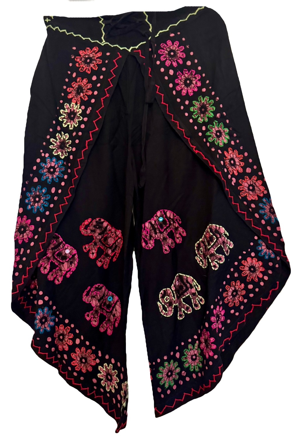 Gorgeous  Kerri  faux wrap over mirrored trousers