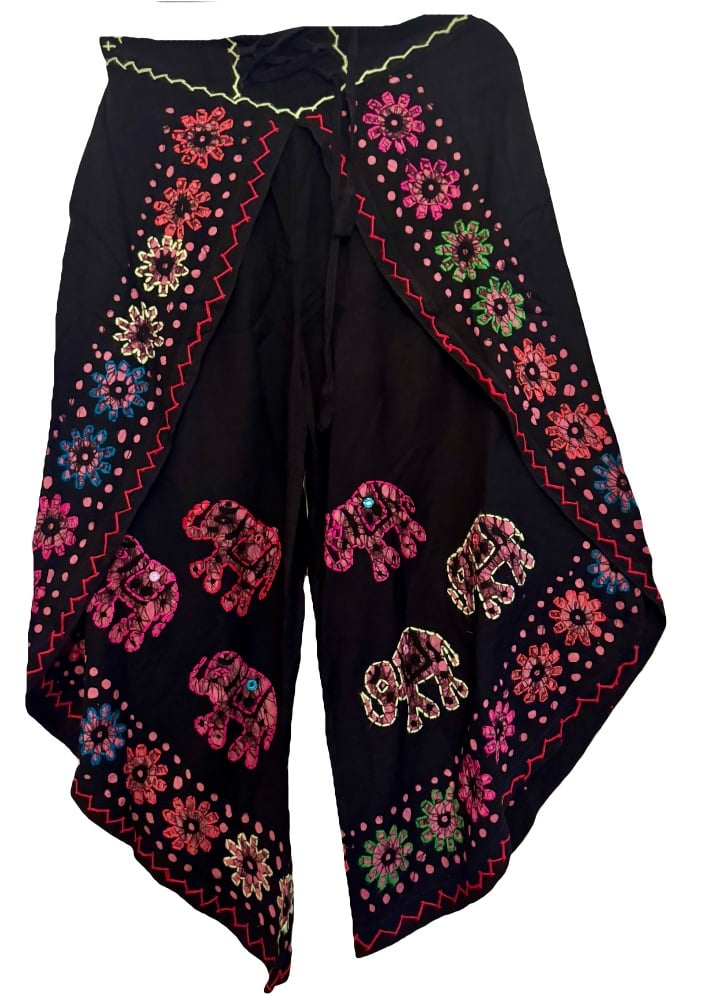 Gorgeous  Kerri  faux wrap over mirrored trousers