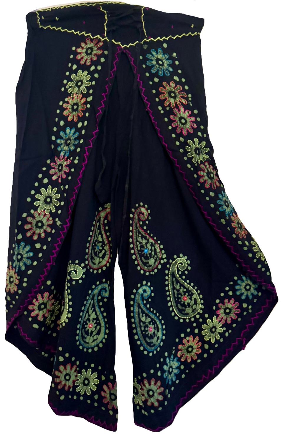 Gorgeous  Kerri  faux wrap over mirrored trousers