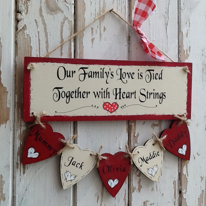 Personalised wooden Christmas plaque sign | handmade | hand painted | PhotoFairytales