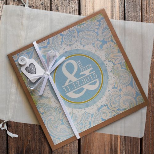 Personalised handmade wedding photo album