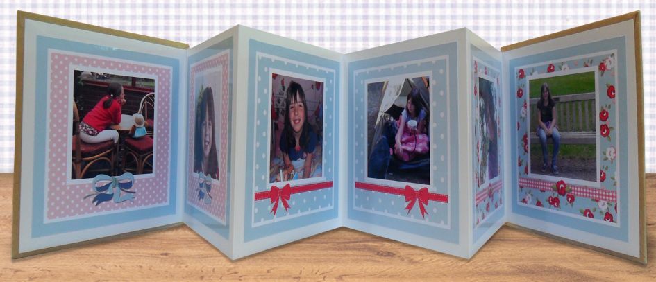Personalised handmade wedding photo album PhotoFairytales