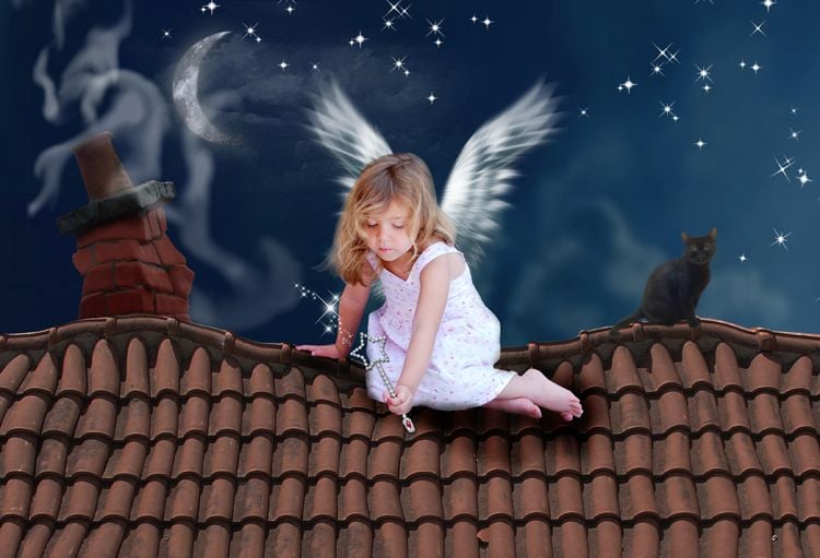 Wishing Sweet Dreams fantasy photo portrait
