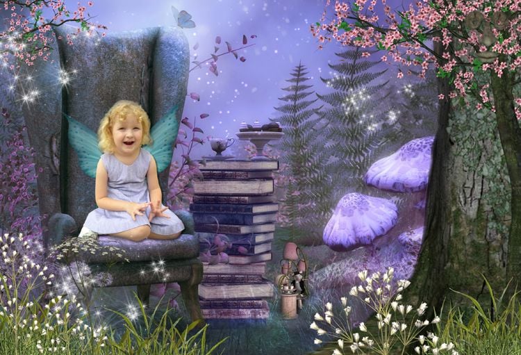 Magical Tea Party fantasy photo portrait