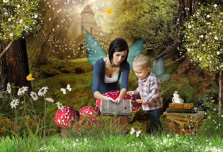 The Magic Lesson fantasy photo portrait
