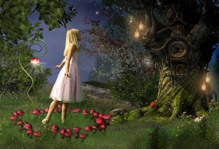 Fairy Ring fairy tale fantasy photo portrait