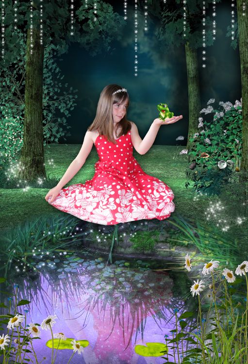 The Princess and the Frog fantasy photo portrait