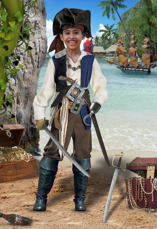 Treasure Island pirate fantasy portrait