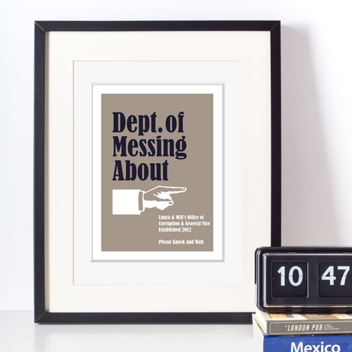 Ministry of Silly personalised fun office gift idea
