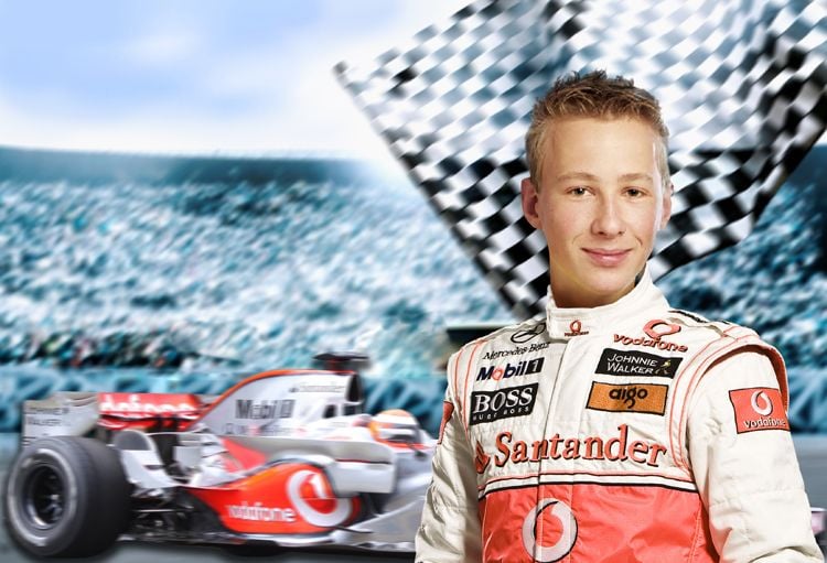Racing Driver F1 personalised photo gift