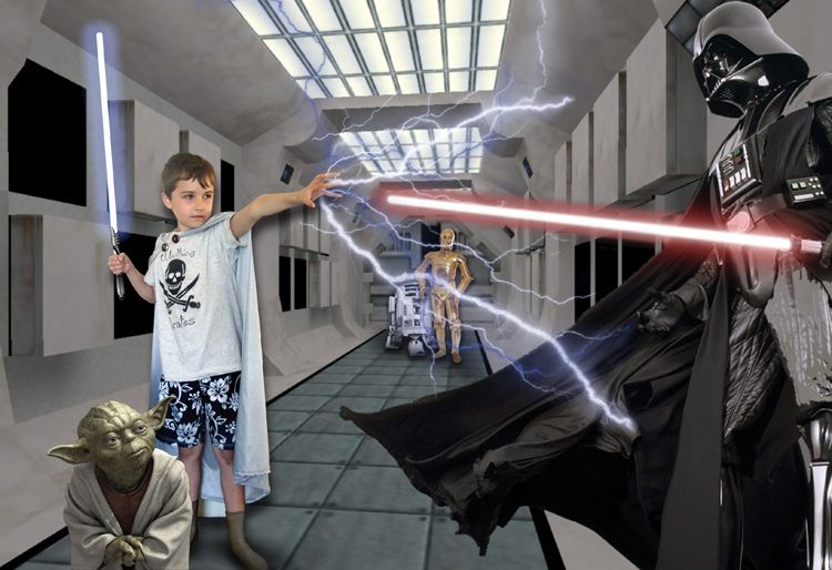 Star Wars personalised fantasy photo gift