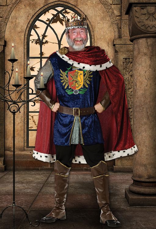 King of the Castle personalised fantasy photo gift