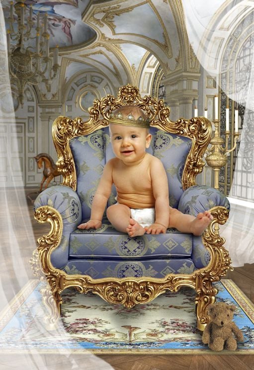 Royal Baby fantasy photo gift