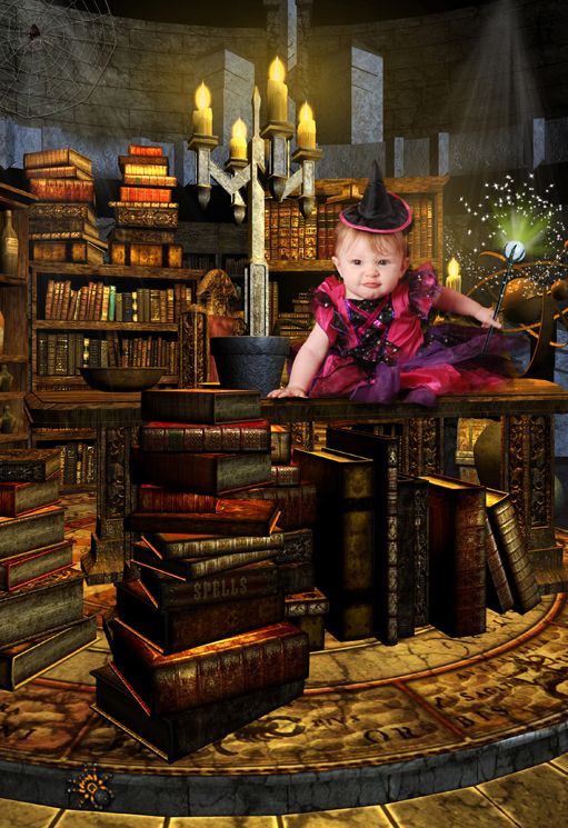 Wizards Workshop fantasy photo gift