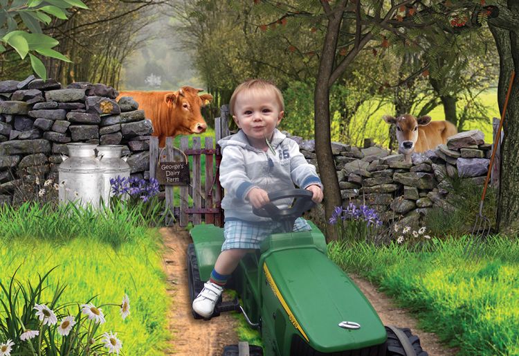 George's Dairy Farm fantasy photo portrait