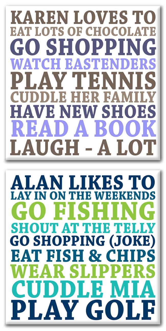 Its All About Me personalised canvas prints