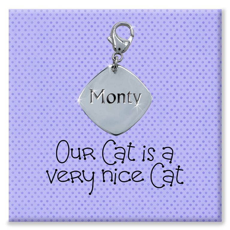 Our cat personalised canvas print gift