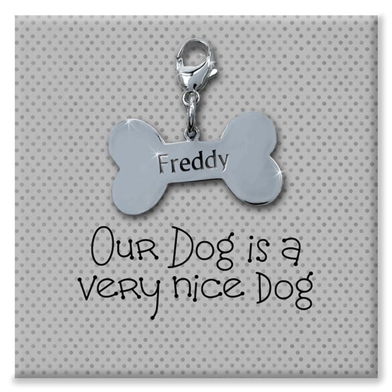 Our Dog personalised canvas print gift