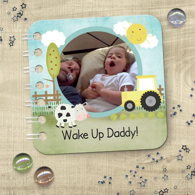 Personalised baby board book handmade photo gift
