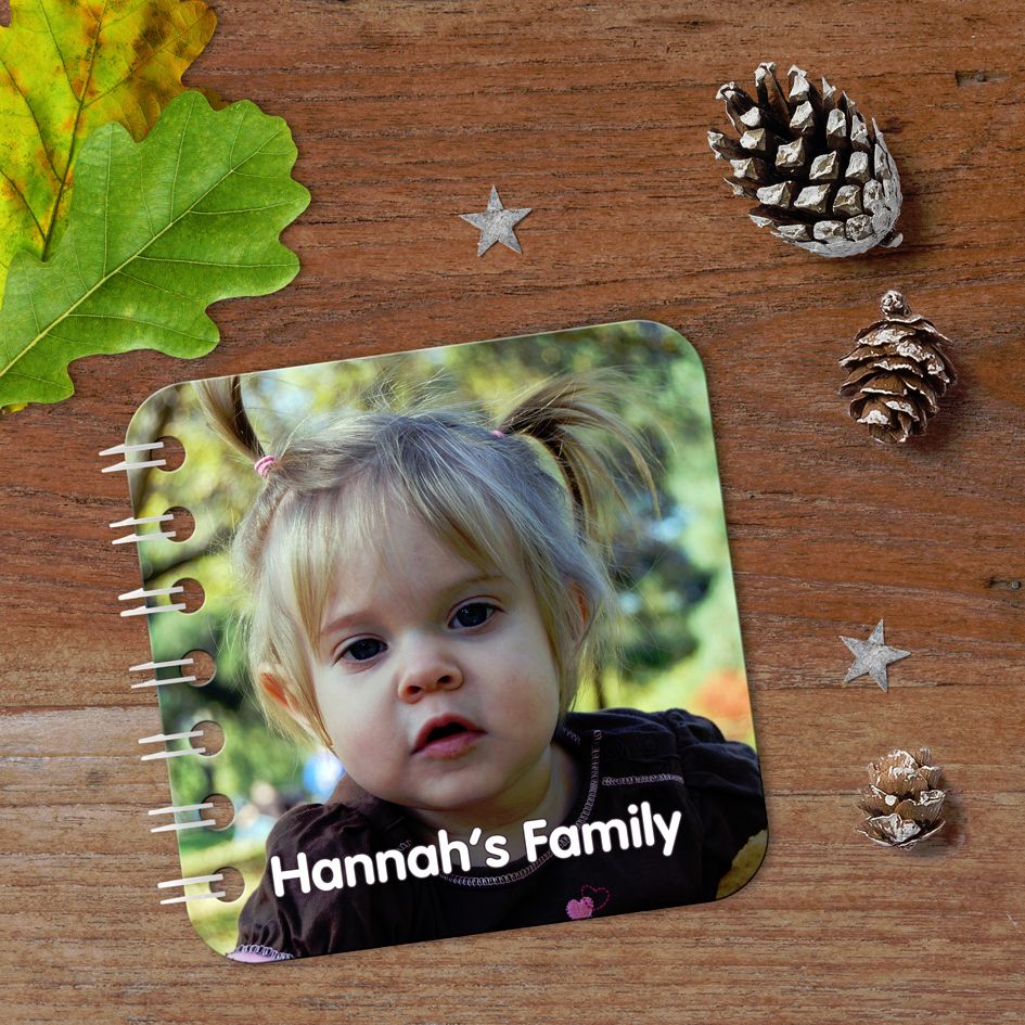 Personalised photo baby board book handmade bespoke
