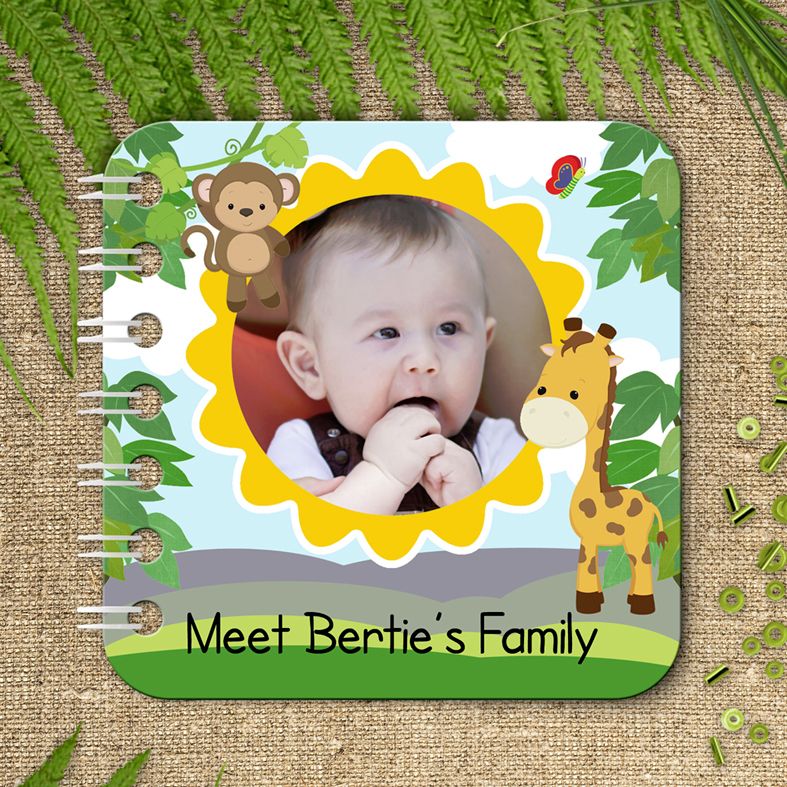 Jungle Personalised Board Book | Handmade Custom Board Books, Featuring Your Own Photos And Words