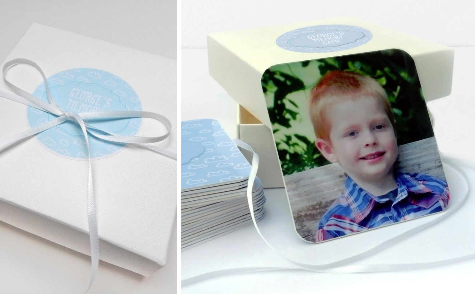 Personalised Memory Pairs Game handmade gift for children