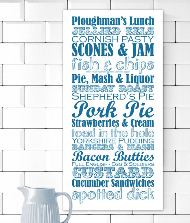 Great British bespoke canvas prints