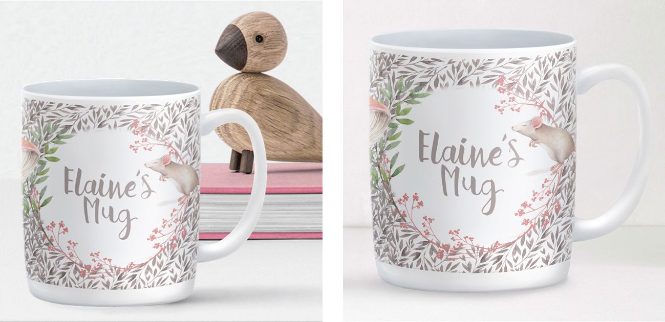 Little Mouse personalised mug gift for her