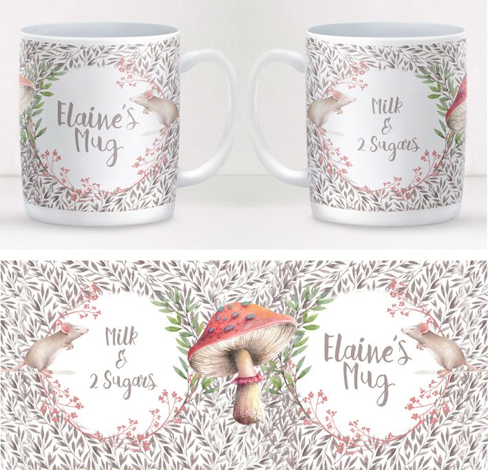 Little Mouse personalised mug gift for her