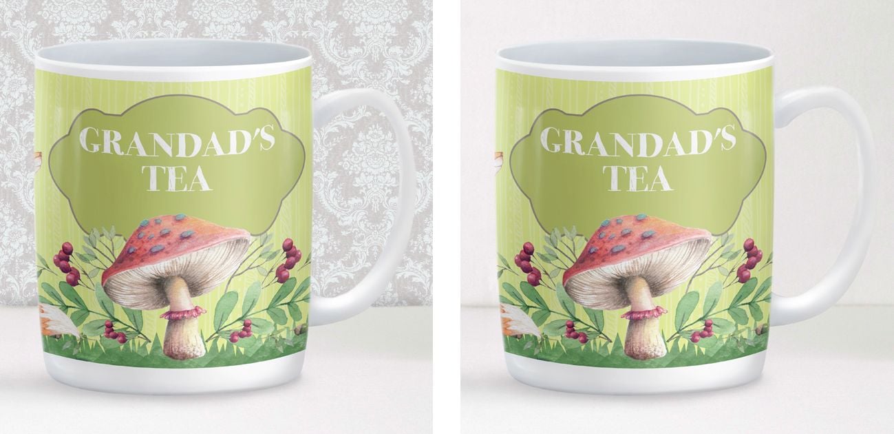 Garden personalised mug gift fathers day