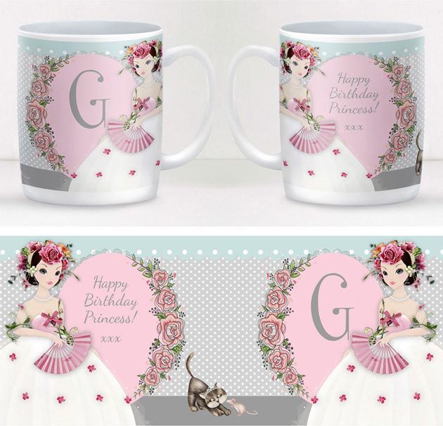 Princess personalised mug gift