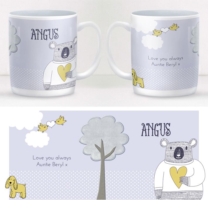 Love Bear personalised mug gift