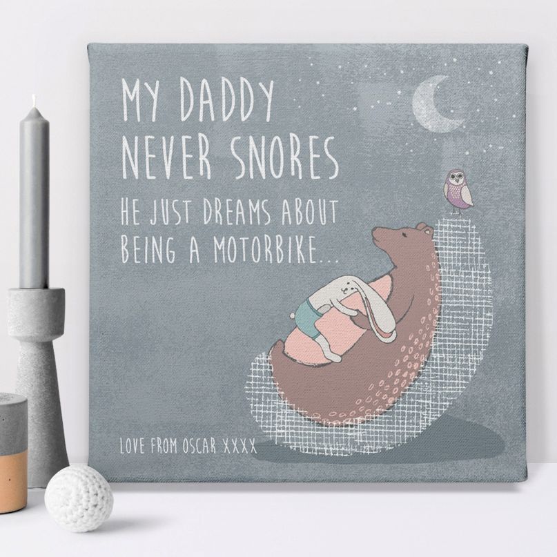 Personalised Father's Day Gifts, free UK delivery - Personalised Canvas and Art Prints for Dad | unique, high quality custom canvas wall art and prints, PhotoFairytales 