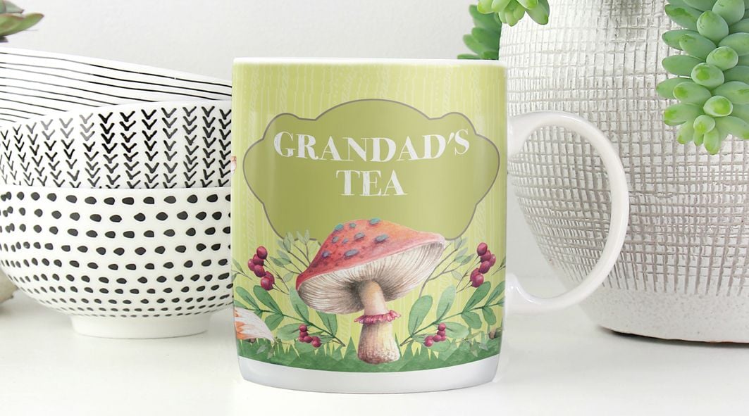 Garden personalised mug gift fathers day