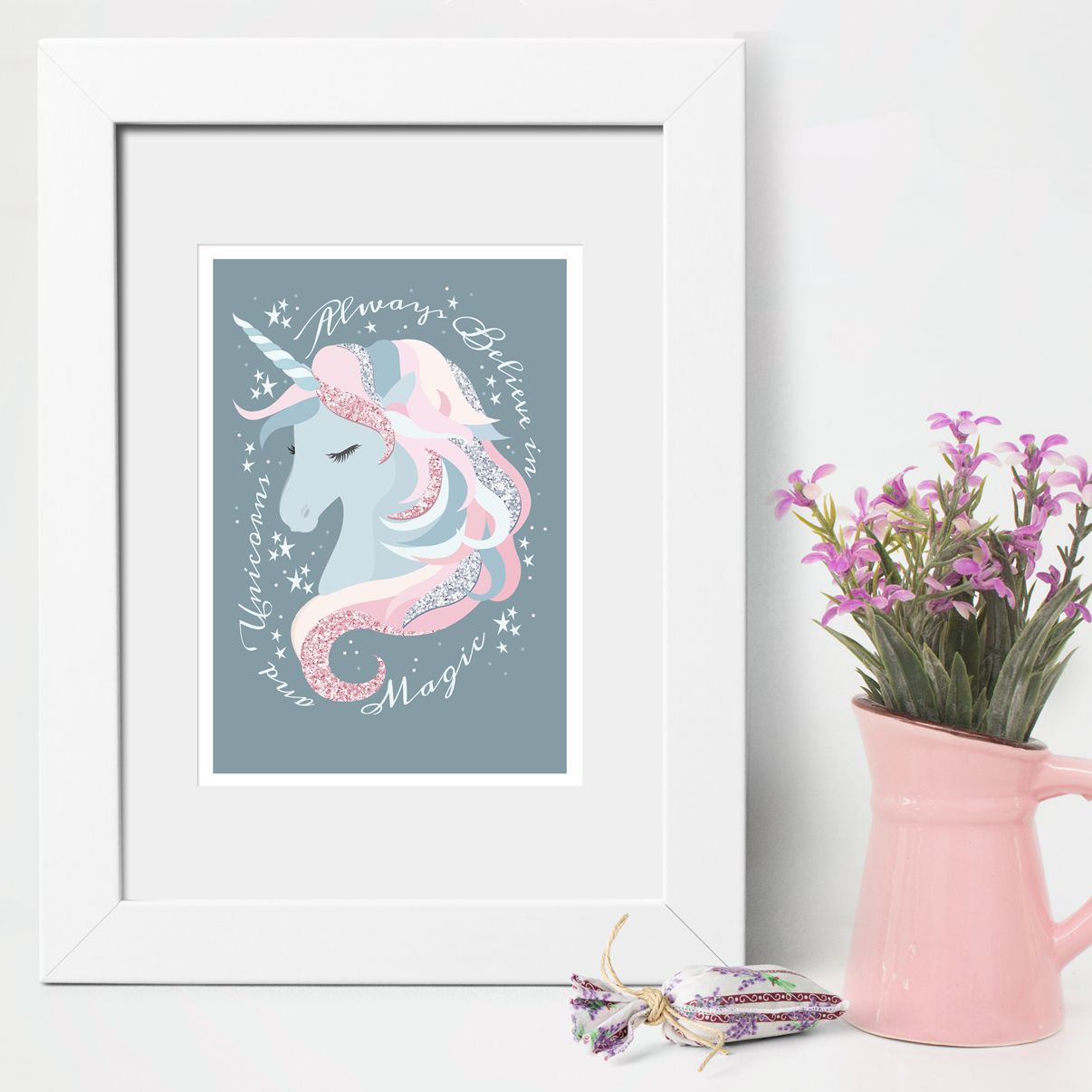 Believe in Unicorns art print | made to order wall art from PhotoFairytales