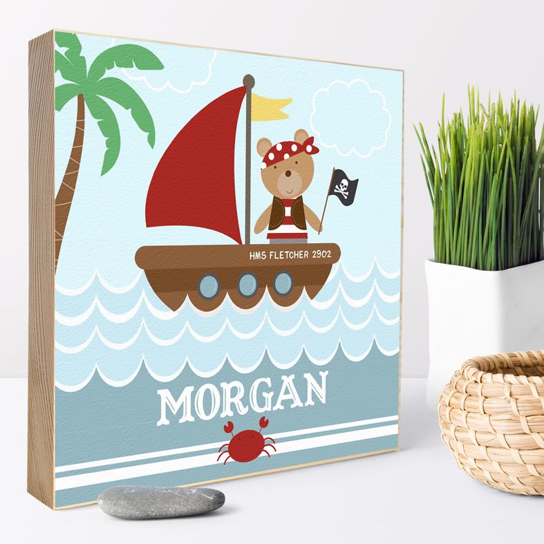 Personalised Wooden Picture Blocks | handmade freestanding, beautiful illustrations, contemporary designs - from PhotoFairytales