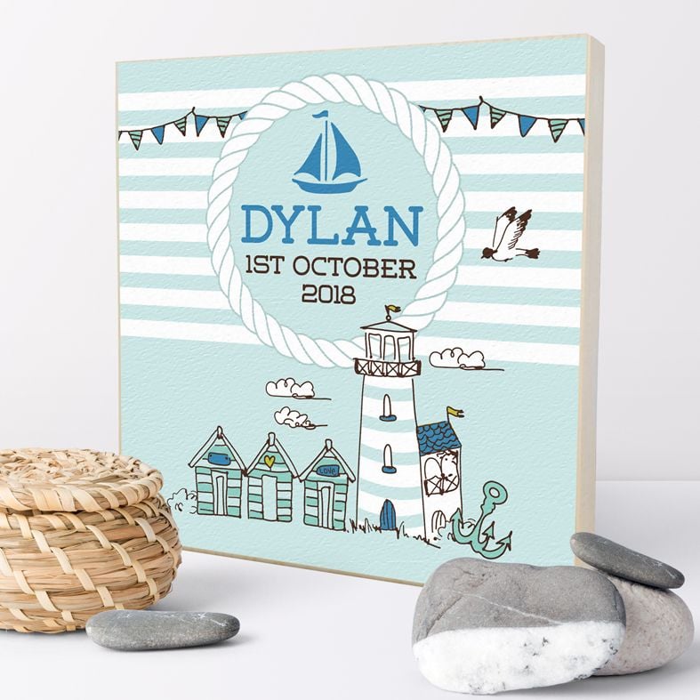 Personalised Wooden Picture Blocks | handmade freestanding, beautiful illustrations, contemporary designs - from PhotoFairytales