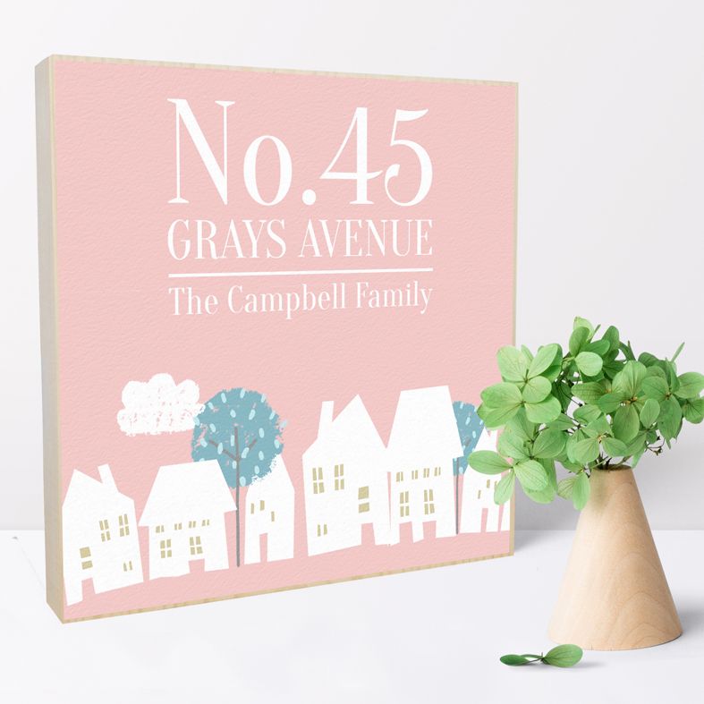 Personalised Wooden Picture Blocks | handmade freestanding, beautiful illustrations, contemporary designs - from PhotoFairytales