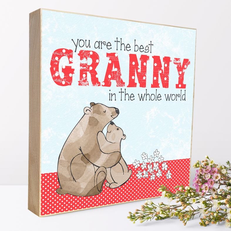 Personalised Wooden Picture Blocks | handmade freestanding wooden shelf blocks, beautifully illustrated - PhotoFairytales