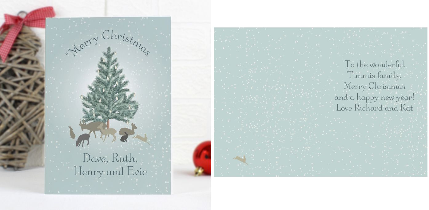 A Winters Tale personalised greeting card | from PhotoFairytales