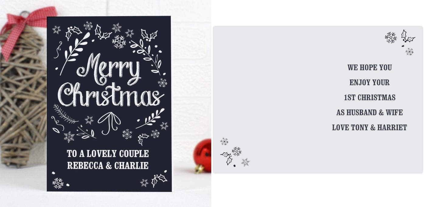 Christmas Frost personalised greeting card | from PhotoFairytales