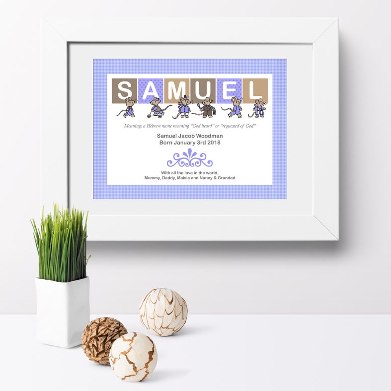 Mouse-personalised-name-meaning-print-christening-baby-gift-PhotoFairytales