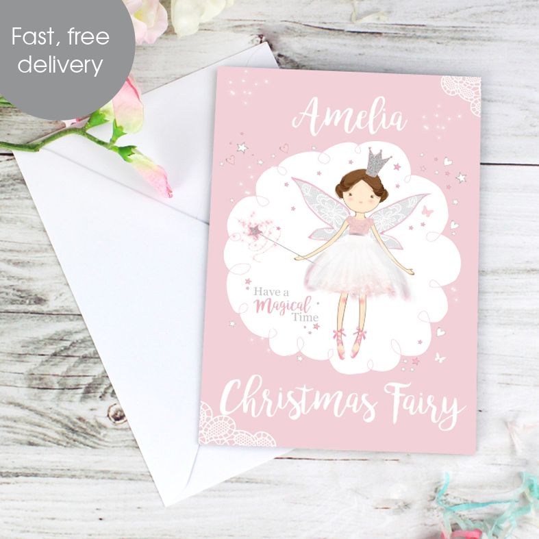 Fairy Princess personalised greeting card