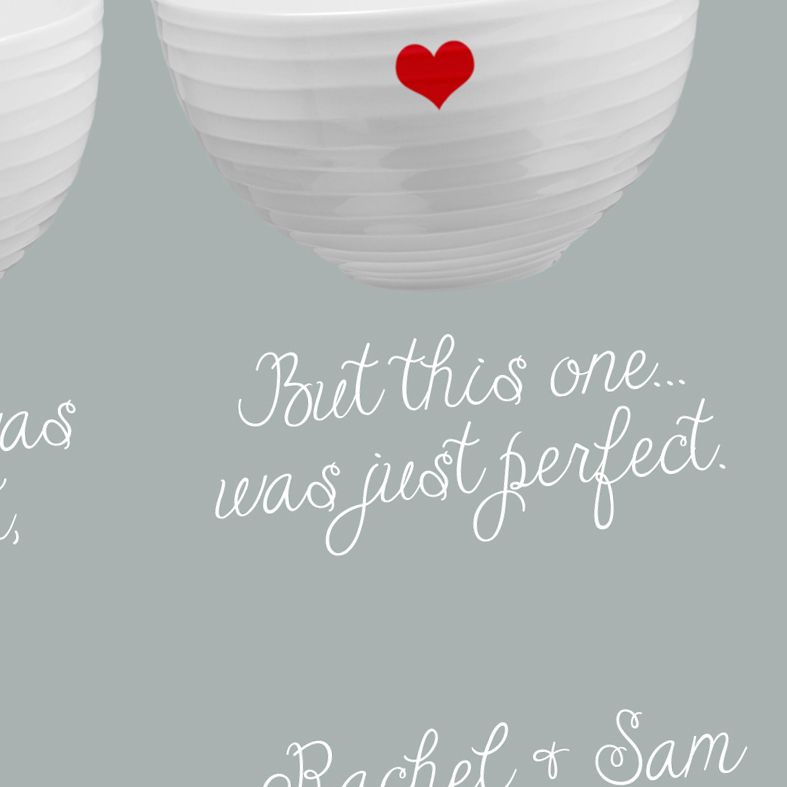 Personalised Bowls print | romantic wedding or anniversary gift from PhotoFairytales